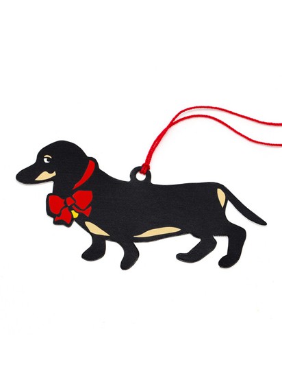 Marc Tetro Dachshund gift tag